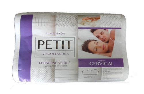 Combo 2 Almohadas Fiberball Petit Viscoelastica Inteligentes