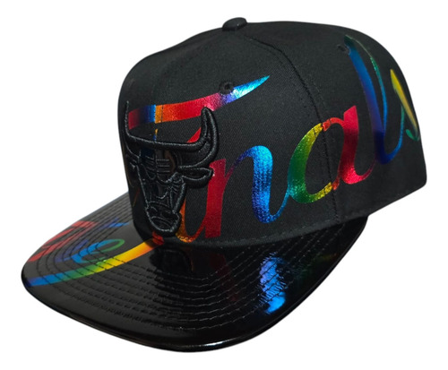 Gorra Chicago Bulls The Finals Negro Y Multicolor L Lisa