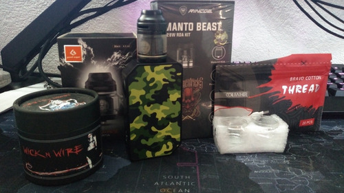 Rincoe Manto Beast 228w Con Zeus Zx Y Kit Para Coils (Usado)