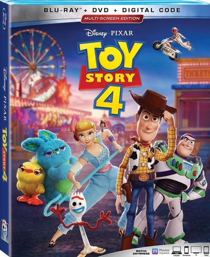 Blu-ray + Dvd Toy Story 4