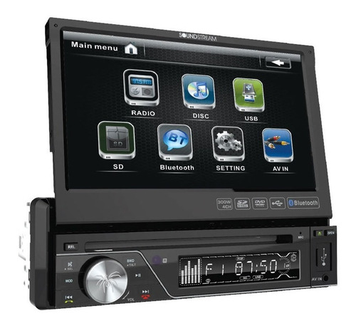 Autoestereo Dvd Pantalla Lcd Tactil 7 Usb Bluetooth Mp3