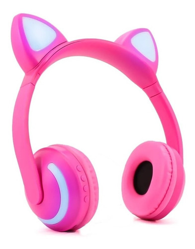 Headphone Orelha Gato  Fone Ouvido Led Bluetooth