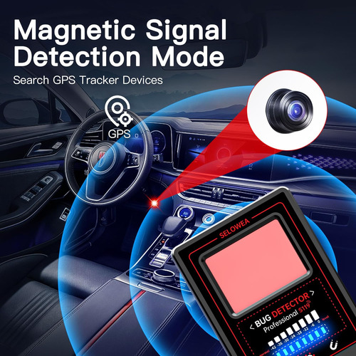 Detector De Camaras Microfonos Dispositivos Espias Oculto