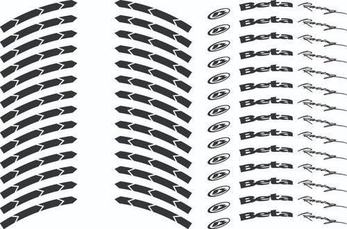 Imagen 10 de 10 de Calcos Beta Llantas + Regalo - 00146 Graficastuning