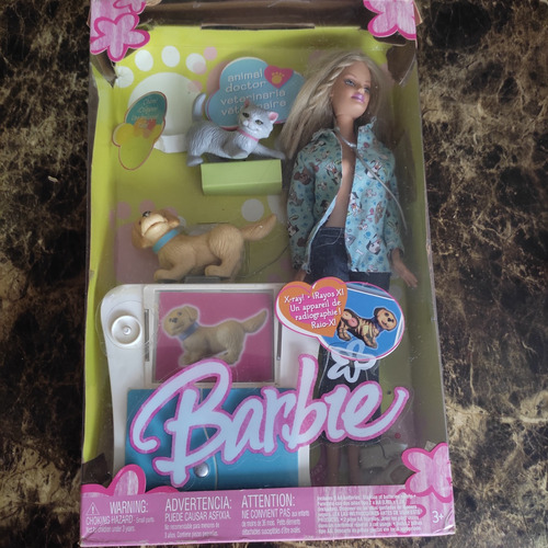 Muñeca Barbie Veterinaria Rayos X A Pilas Original Mattel 