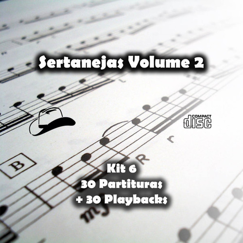 Novidade Cd Partituras Sertanejas Volume 2+ Playback (midi)