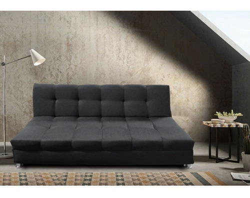 Sofá Cama Alex Gris Oxford 3 Posiciones Maderian