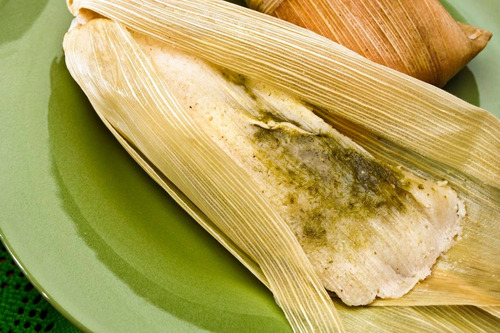 10 Pz De Tamales Oaxaqueño De Rajas Ó Salsa Verde Con Pollo 