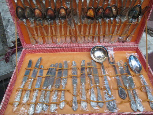 Cubiertos Con Balo De Plata Arg 800 (Usado)