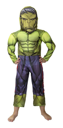 Disfraz Hulk Con Musculo Original Marvel