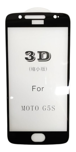Película De Vidro 3d Moto G5s Preta
