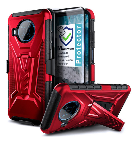 Nznd Funda Para Nokia X100 Con Protector De Pantalla De Vidr