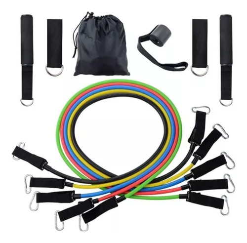 Kit Bandas X11 Resistencia Elasticas Tubulares Ejercicio