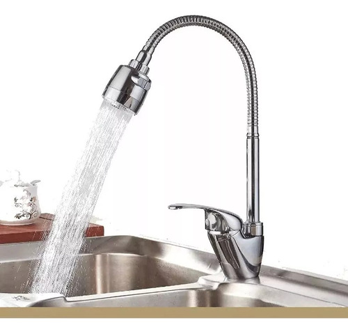Llave Monomando Lavaplatos Flexible Fría Y Caliente Manguera