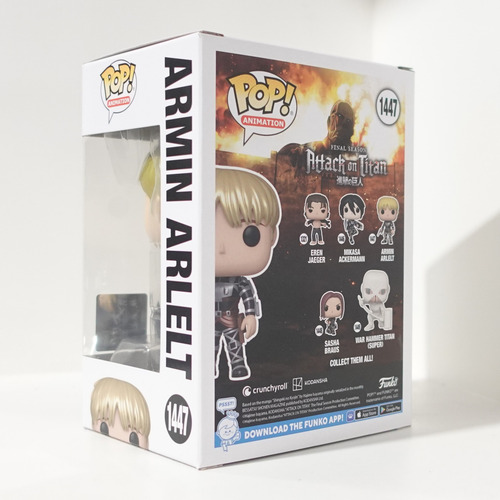 Funko Pop! Attack On Titan - Armin Arlelt 1447 Exclusivo (Usado)