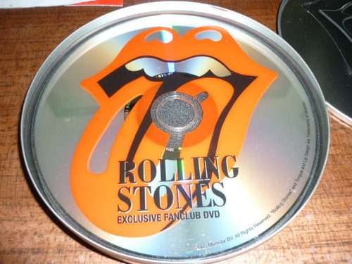 Rolling Stones Fan Club Tarjeta + Dvd Usa Ggjjzz