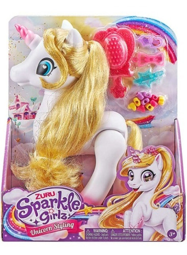 Muñeca Unicornios Y Ponis Estilo Brillante Sparkle Girlz