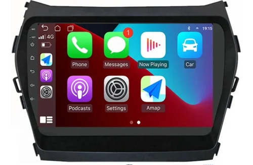 Radio Hyundai Santa Fe 4+64 Android/carplay + Bisel + Camara