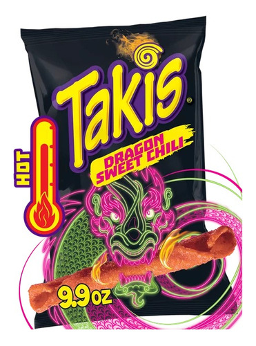 Takis Dragon Sweet Chili 9.9 Oz (280 Gr) Americanos