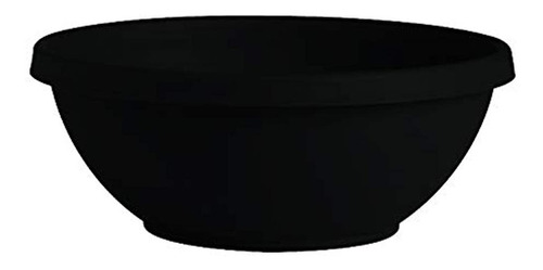 ~? Bloem Terra Plant Bowl Planter (tb1400), Black, 14 