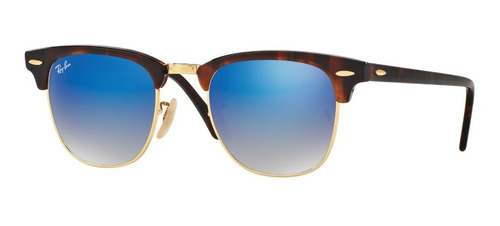 Anteojos Sol Ray Ban Clubmaster Large Rb3016-51 Originales