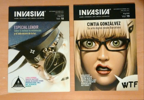 Lote Revista Invasiva - 2 Ejemplares. N°18 Y N°19