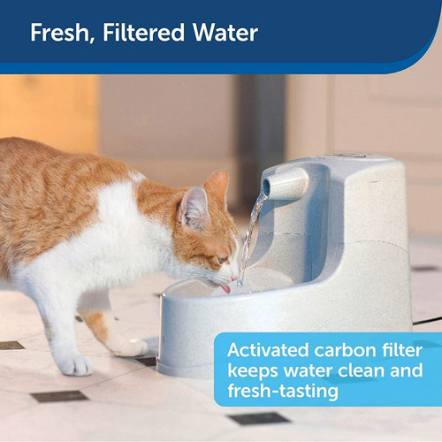 Imagen 6 de 6 de Fuente De Agua Perros Y Gatos Pequeños Bebedero 40 Oz