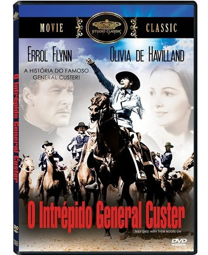 O Intrépido General Custer - Dvd - Errol Flynn - Joe Sawyer
