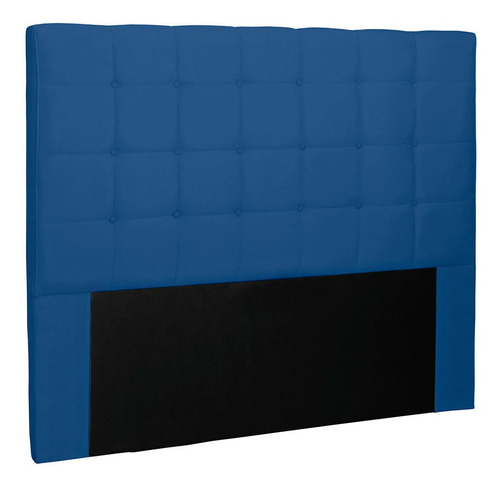 Cabeceira Para Cama Box King 195 Verona Suede Azul Marinho