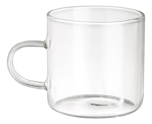 Set 6 Tazas Café, Expreso Transparentes De Vidrio 100ml