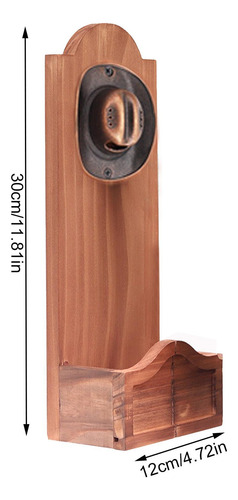 Abridor De Botellas De Pared Abrebotellas De Madera Abridor