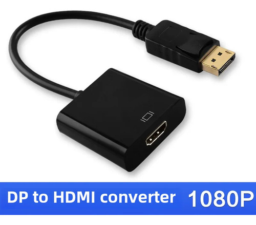Cable Displayport A Hdmi De 0,2 M, Adaptador Dp A Hdmi, Colo
