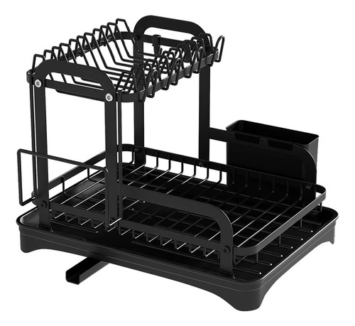 Escurridor De Platos Con Drenaje Automático