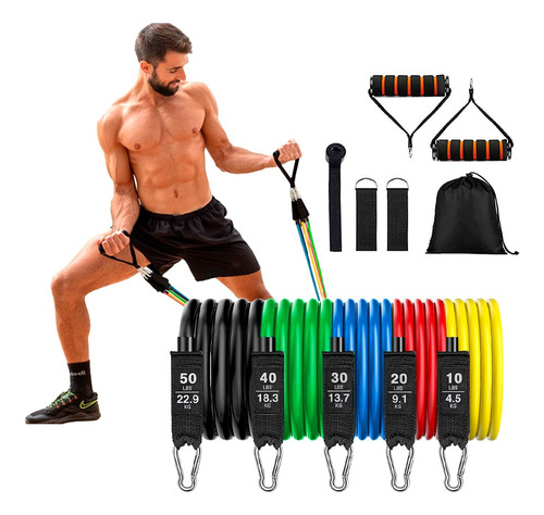 Kit X5 Bandas Manijas Combinables Accesorios Puerta Tobillos