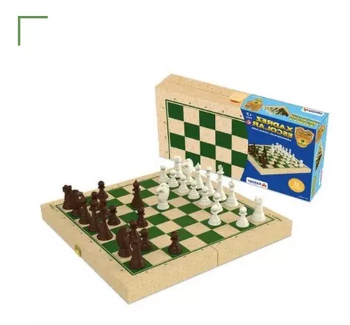 Jogo Peças de Xadrez Escolar Rei 6cm