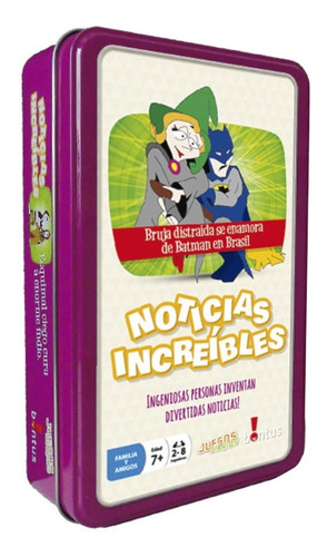 Noticias Increíbles Juego Mesa En Lata 7+