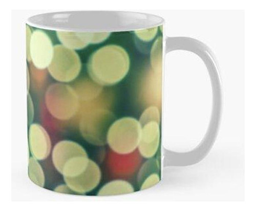 Taza  Navidad Luces De Colores De Invierno Calidad Premium