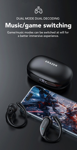 Fone De Ouvido Gancho Academia Esporte Xt80 Erazer Lenovo