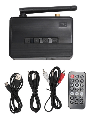 Nfc Bluetooth5.3 Transmisor Receptor Audio Estéreo Adaptador