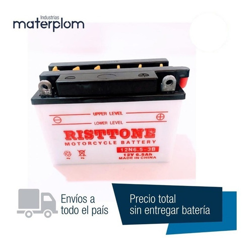 Bateria Risttone 12n6.5-3b Acido 12v 6,5ah