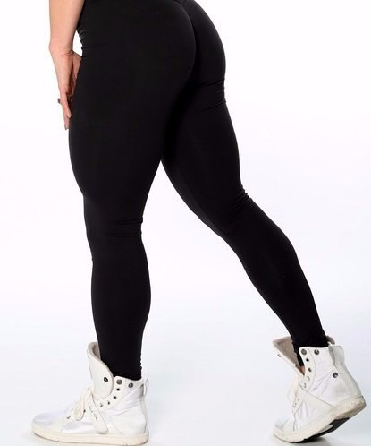 Leggins Lycra Moldeador Brasileño Negro