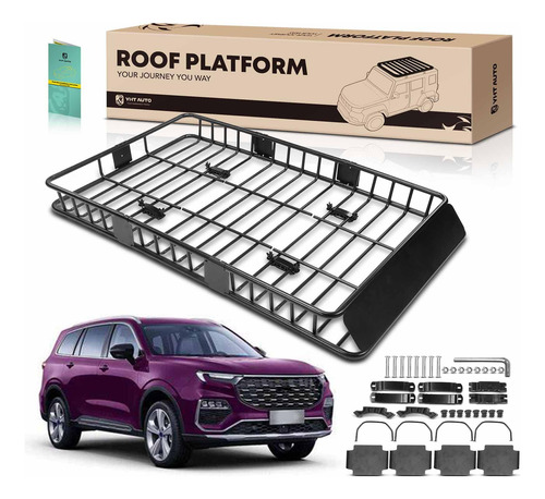 Portaequipajes Universal 162 X 99 X 10 Cm Para Coche Suv