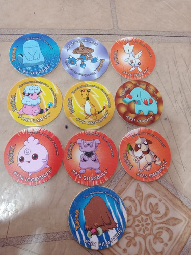 Tazos Españoles De Pokémon Lote 3