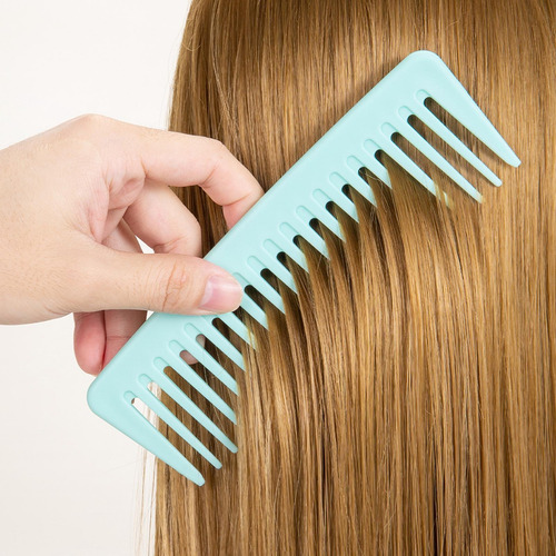 3 Peine Ancho Para Desenredar El Cabello, Evita , Verde