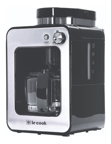 Cafeteira Le Cook LC1713 super automática preta e inox de filtro 110V