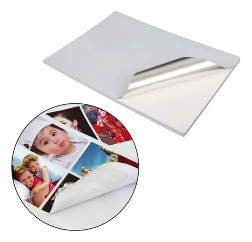 . Etiqueta De Papel De Vinilo Imprimible A4 For Impresora