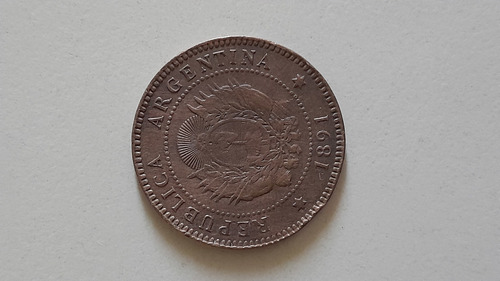 Moneda República Argentina 1891. Un Centavo.