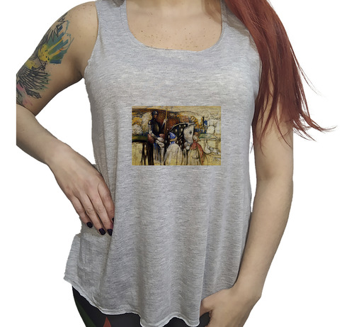 Musculosa Dama Kandinsky Warrior Montado Guerrero