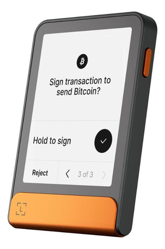 Carteira Digital De Criptomoedas Ledger Flex Touch Laranja