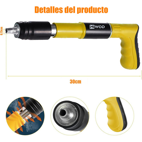 Pistola De Fijacion De Pared De Clavos C/100 Clavos Portátil